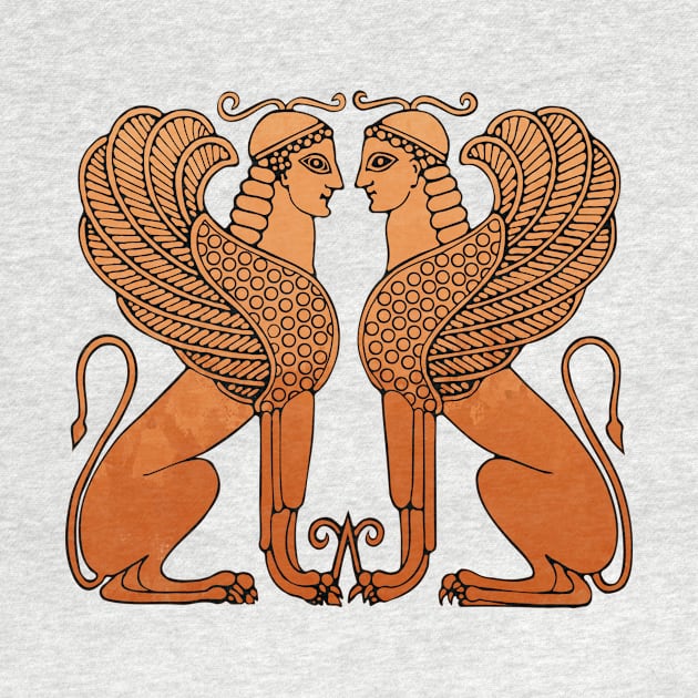 sitting sphinxes by Mosaicblues